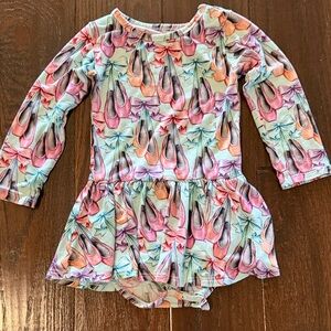 Adorable Posh Peanut twirl dress with bodysuit, Irina ballet print